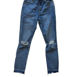 Girls Size 10 Distressed Blue Jeans